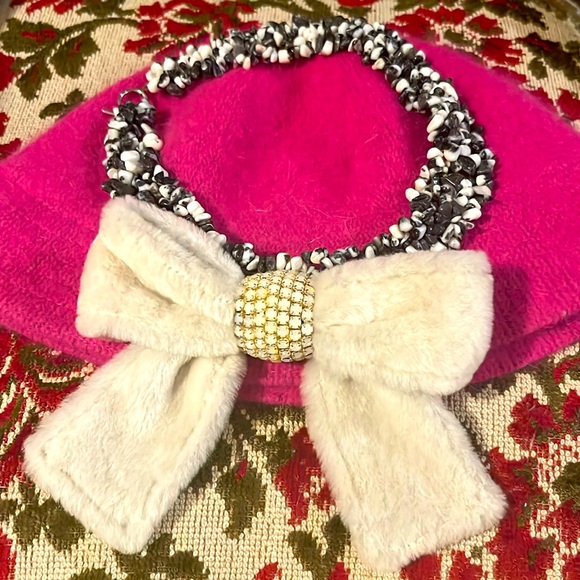 Handmade in  UK by Sarah Williams  limited pieces rock rhinestones and leather - Picture 1 of 5